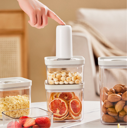 Vacuum Sealed-Highly Transparent PET Sealed Storage Jars